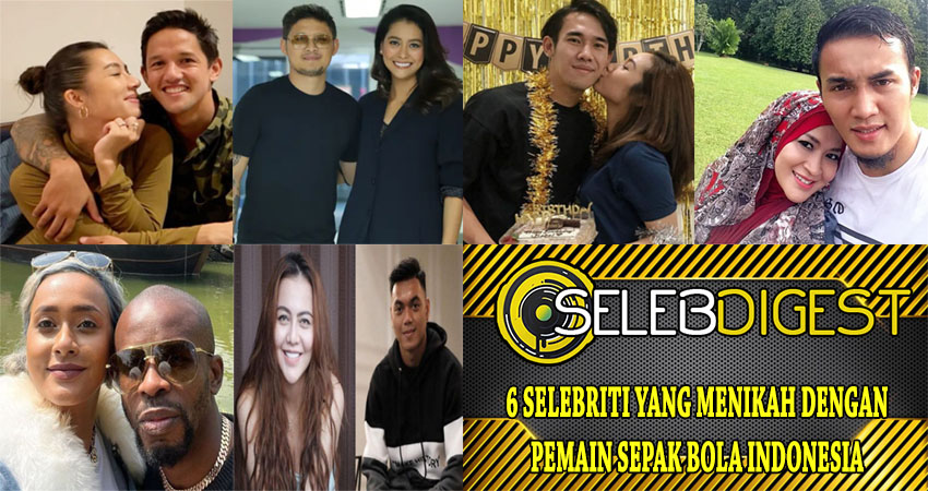 6 Selebriti yang Menikah dengan Pemain Sepak Bola di Indonesia