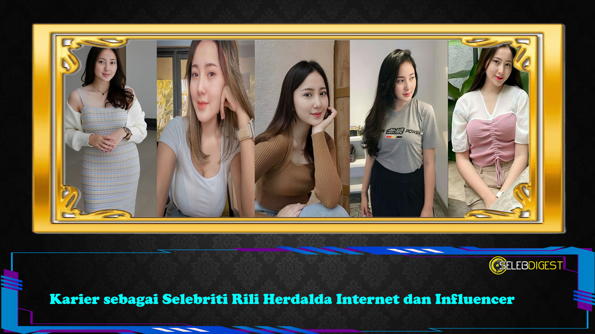 Karier sebagai Selebriti Rili Herdalda Internet dan Influencer